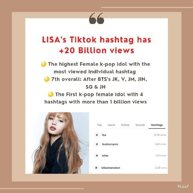 lisa的tiktok名叫什么？