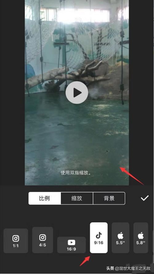 怎么將視頻頁(yè)面改成抖音畫(huà)布顯示比例？