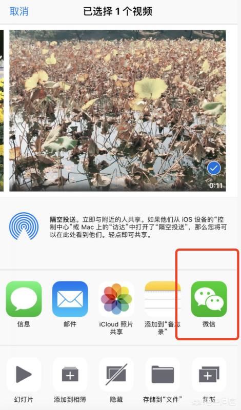 視頻過大怎么發(fā)送到微信？