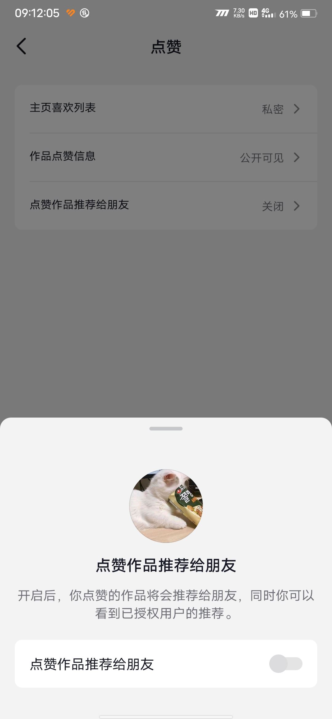 抖音點(diǎn)贊會(huì)推送給好友怎么開(kāi)？