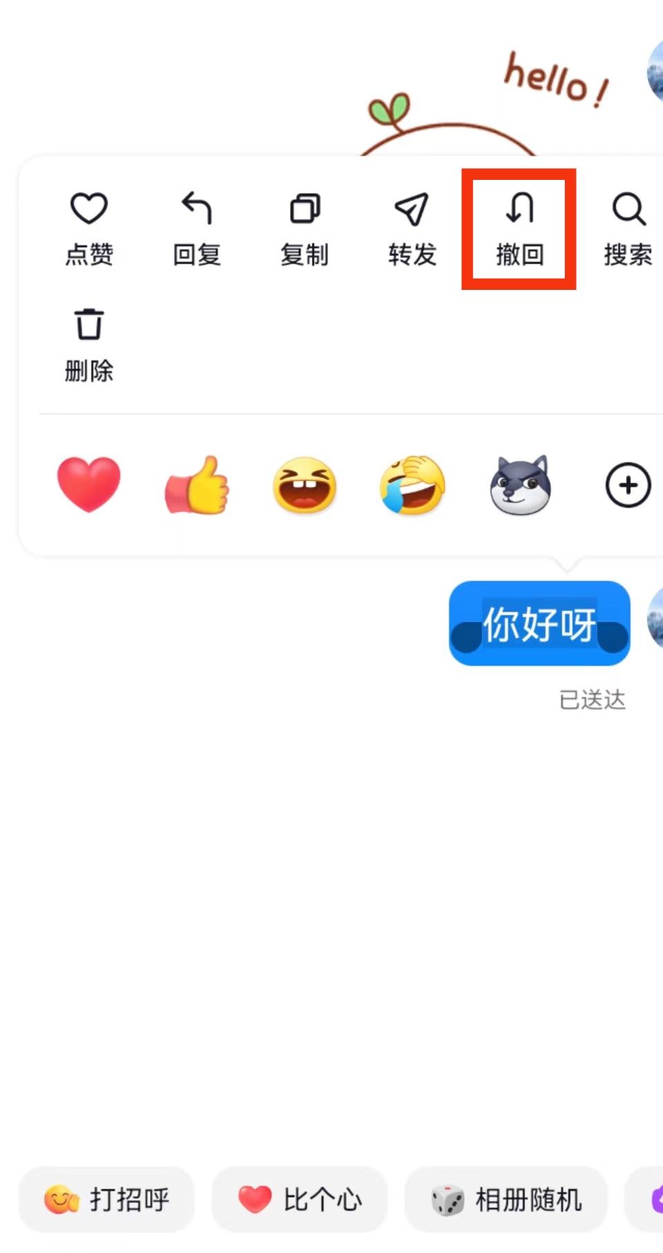 抖音私信怎么撤回？