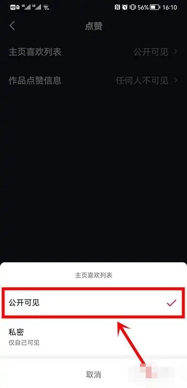 抖音喜歡的作品怎么解除隱藏？