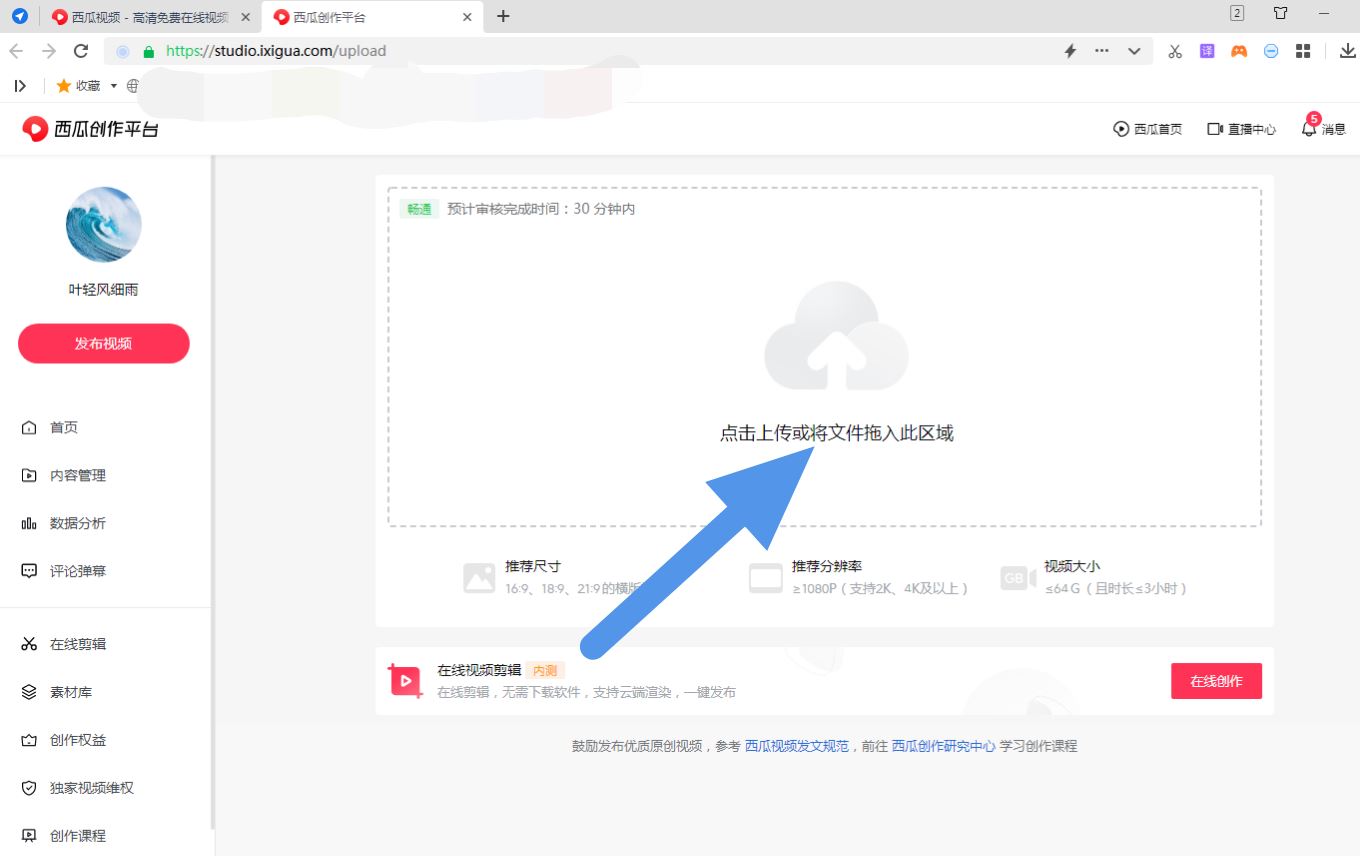 怎樣在瀏覽器上傳視頻賺錢？
